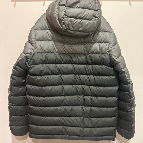 Patagonia Kids Boys Down Puffer Reversible Jacket Coat Gray Black Size L 10 12 - Picture 5 of 11